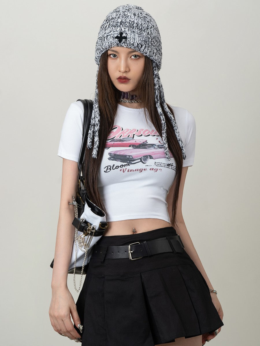 Pink Cadillac Vintage Baby Tee