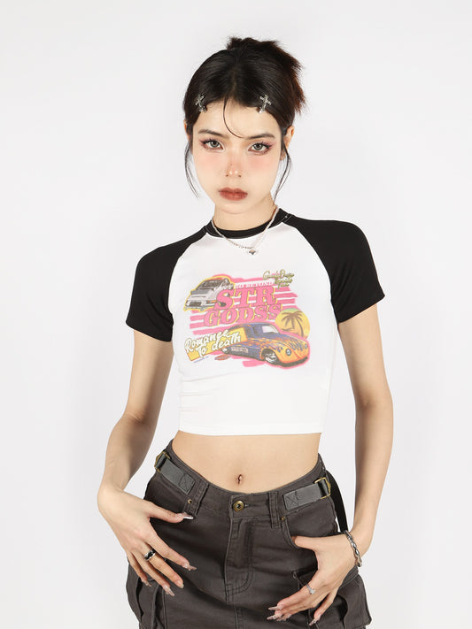 Racer Raglan Baby Tee