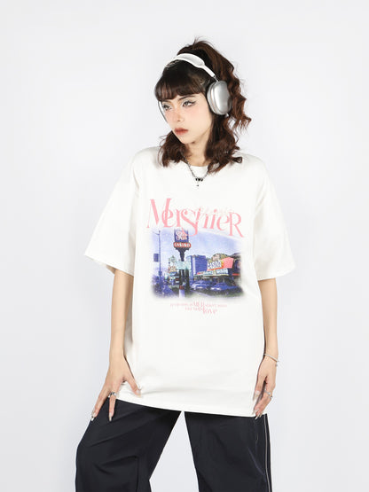 Casino Vintage Wash Graphic T-Shirt