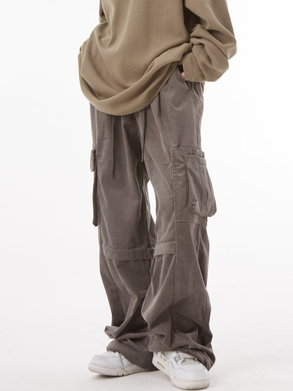 Corduroy Relaxed Cargo Pants