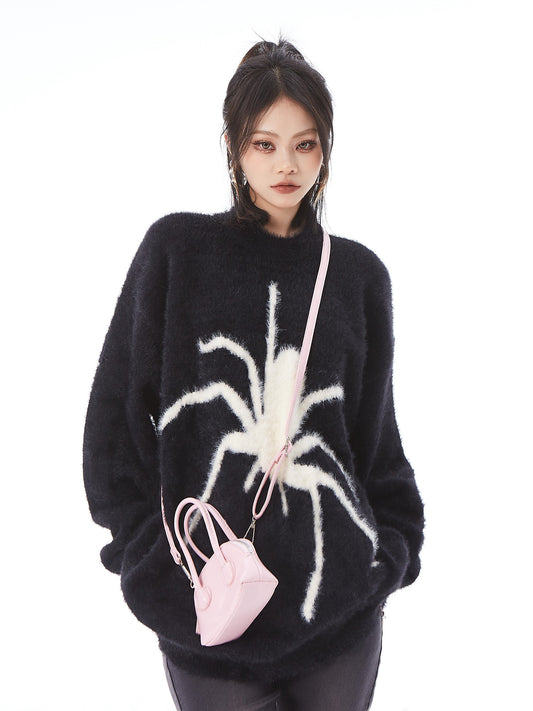 Spider Mohair Blend Sweater