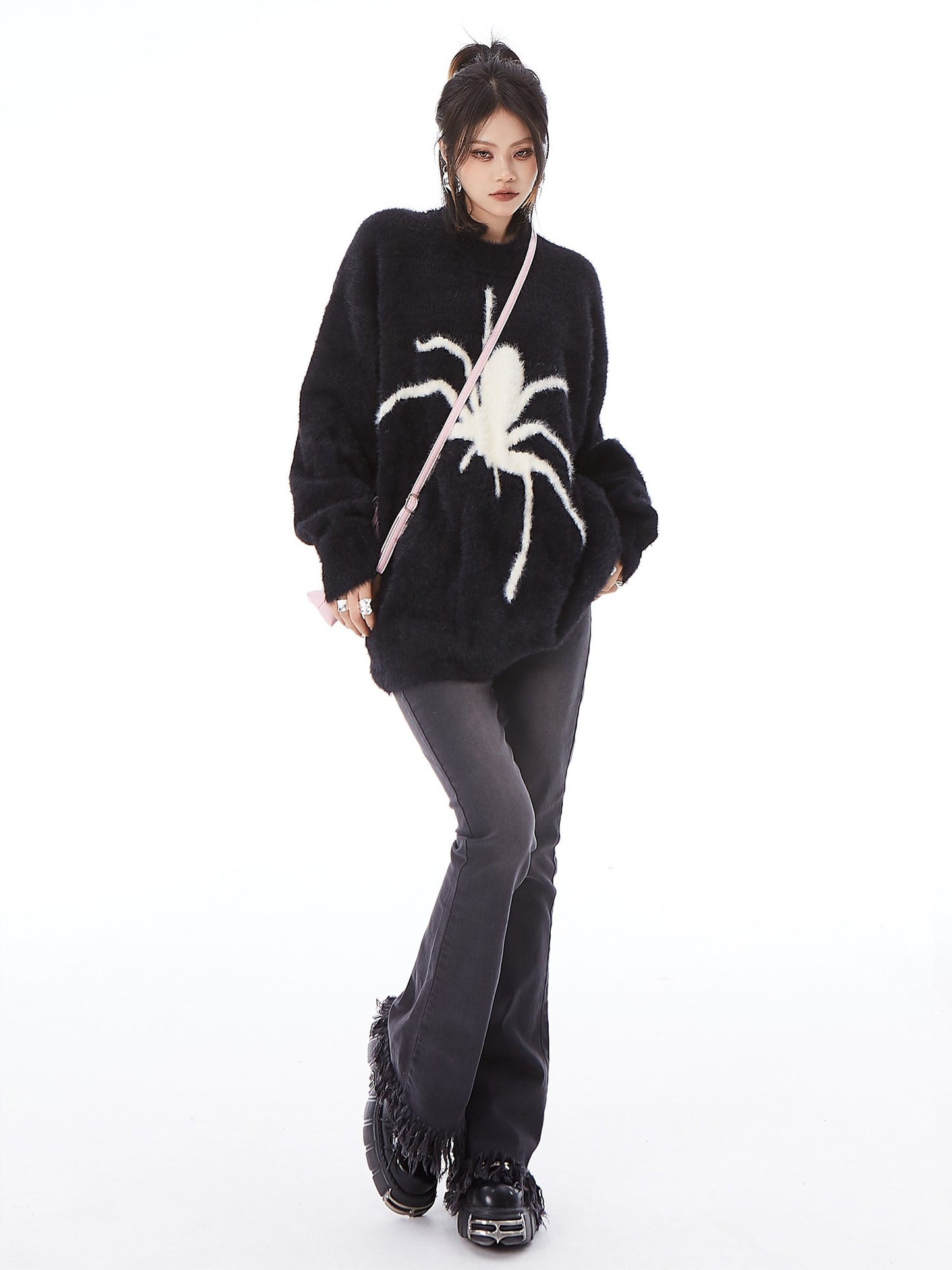 Spider Mohair Blend Sweater