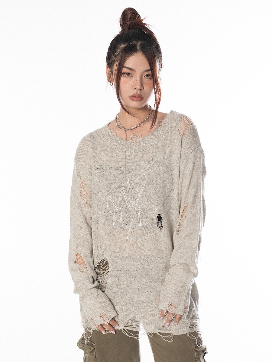 Destroyed Knit Sweater