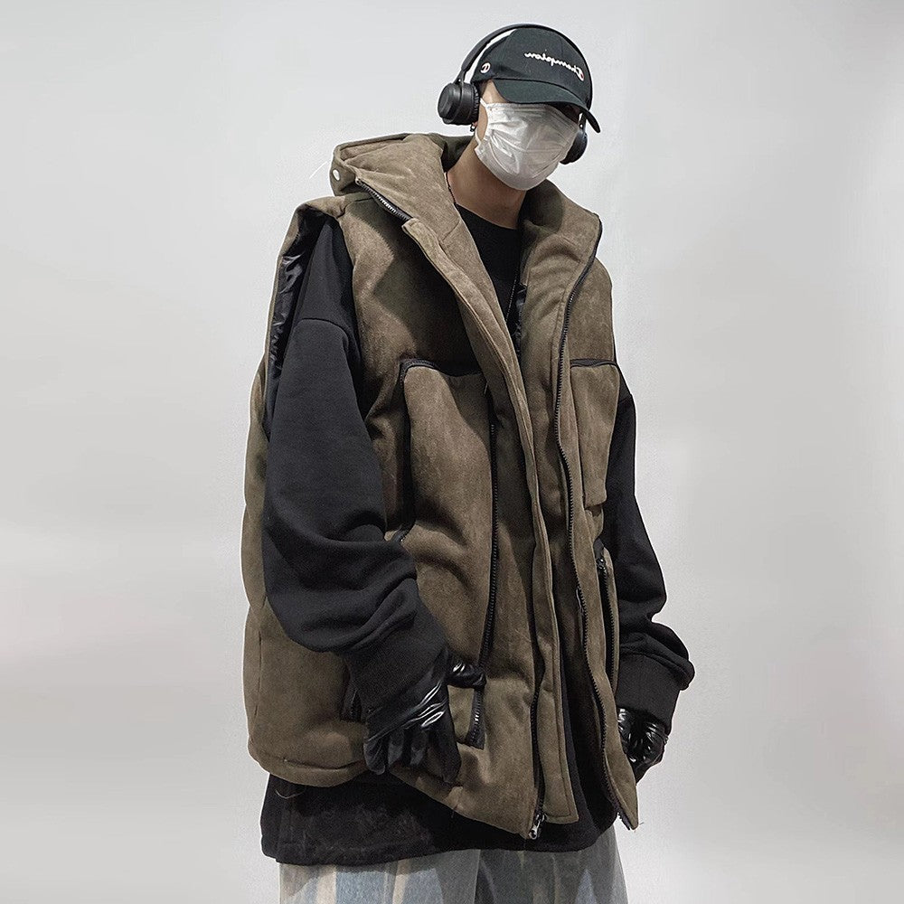 Hooded Uc Utility Vest