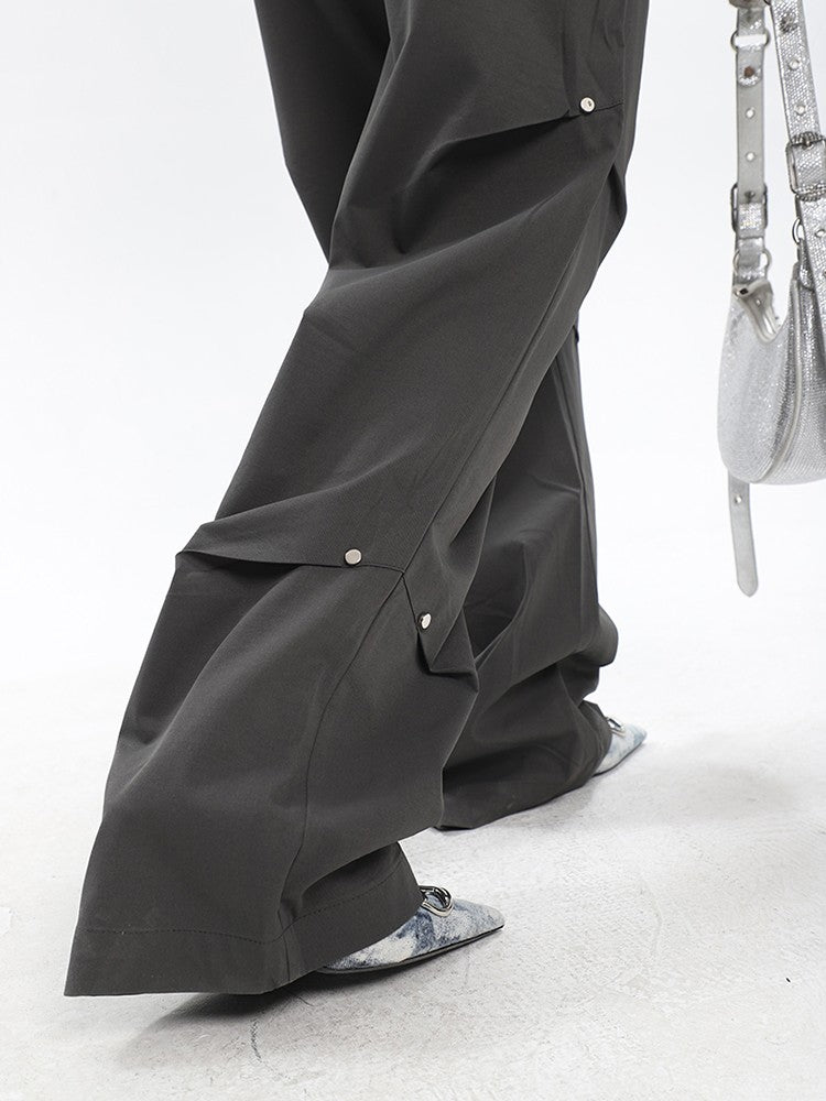 Relaxed Pin Pleated Pants