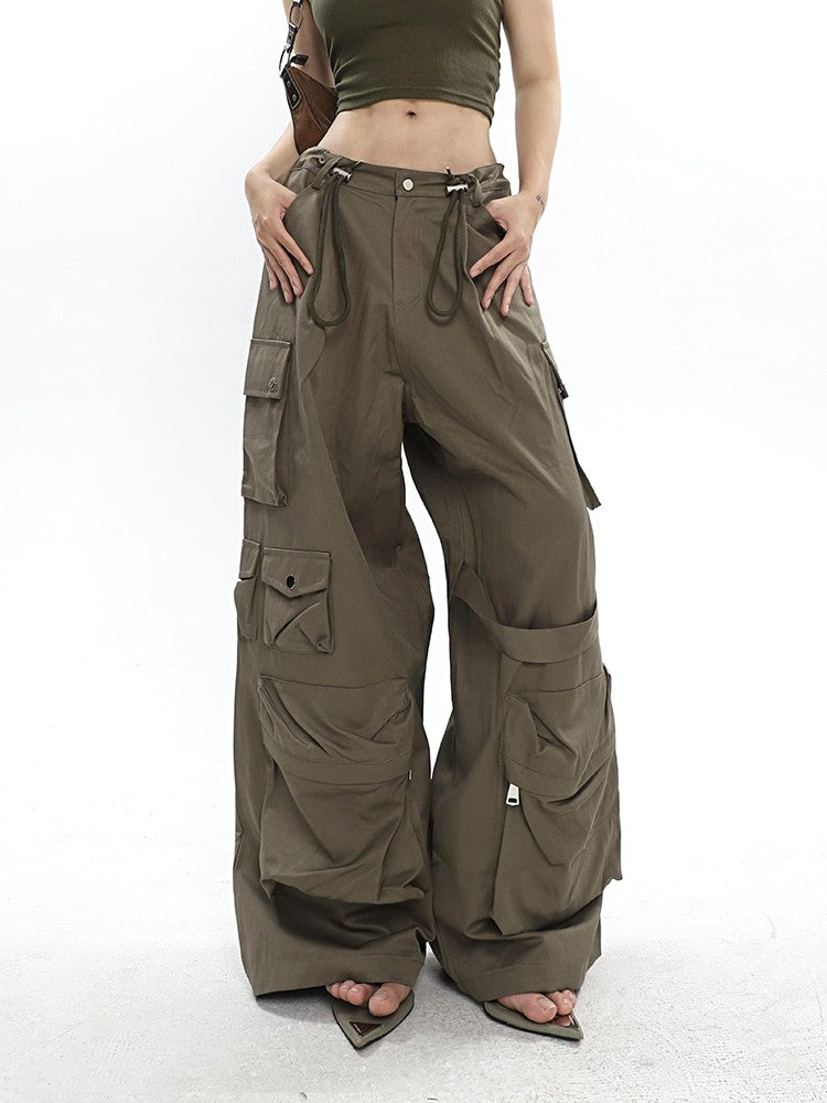 Wide Leg Cargo Pants