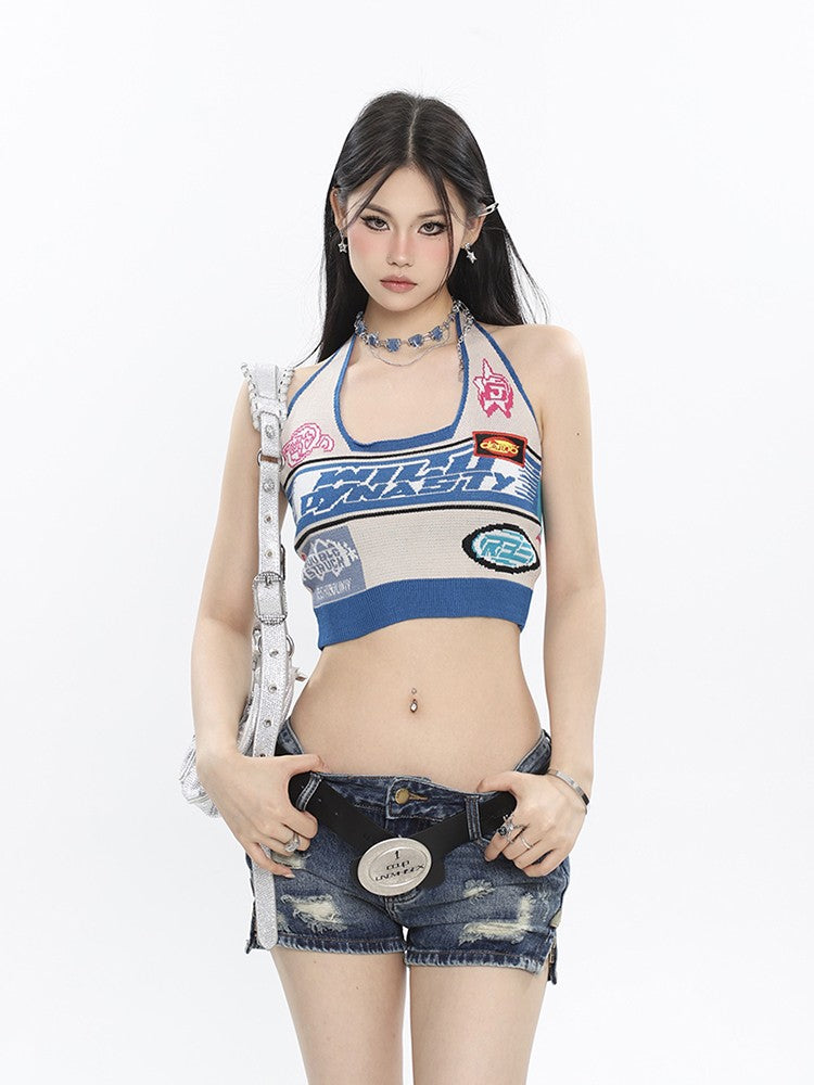 Racer Cropped Halter