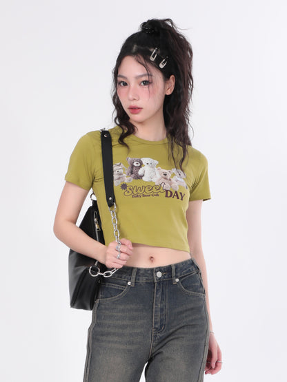 Sweet Day Bear Baby Tee