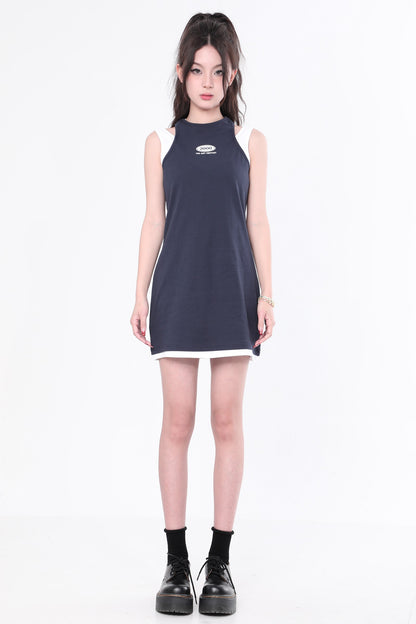 Y2K Dual Tone Dress