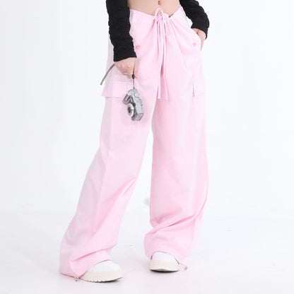 Casual Cargo Wide Leg Pants