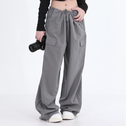Casual Cargo Wide Leg Pants