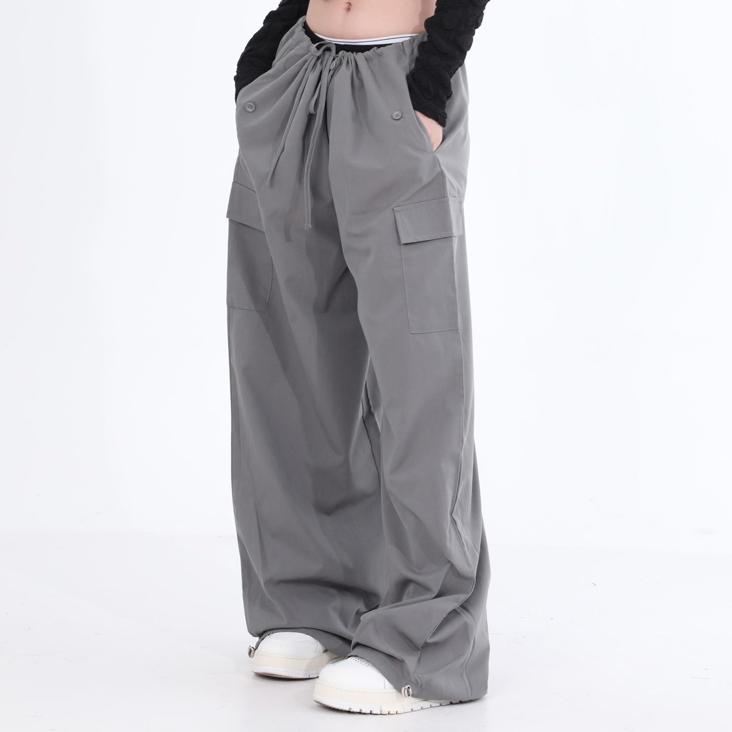 Casual Cargo Wide Leg Pants
