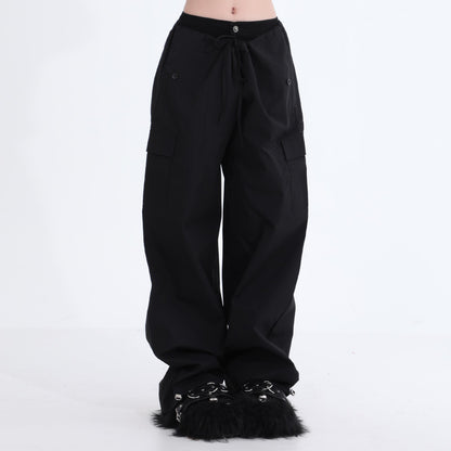 Casual Cargo Wide Leg Pants