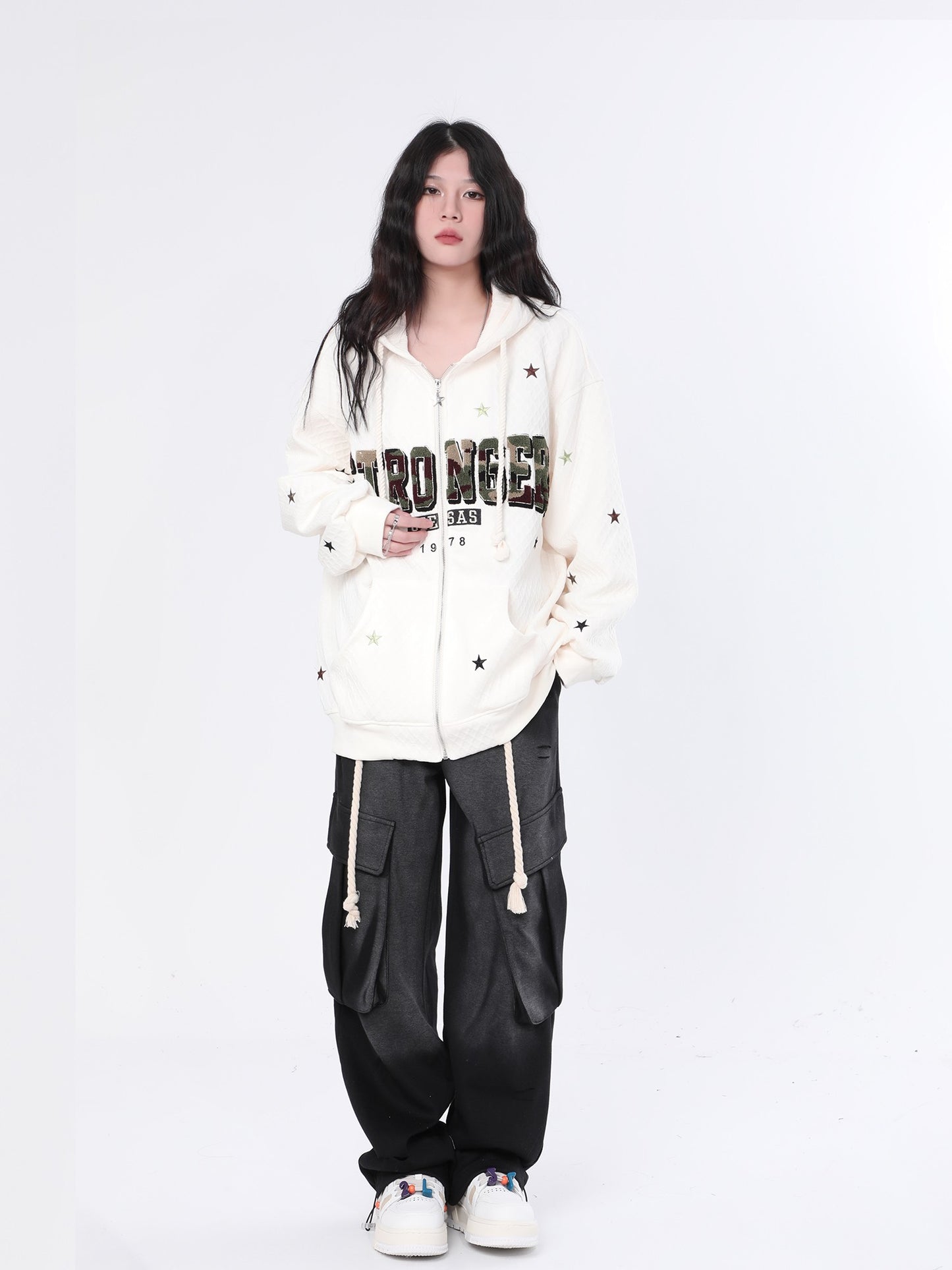 Stronger Star Zip Hoodie