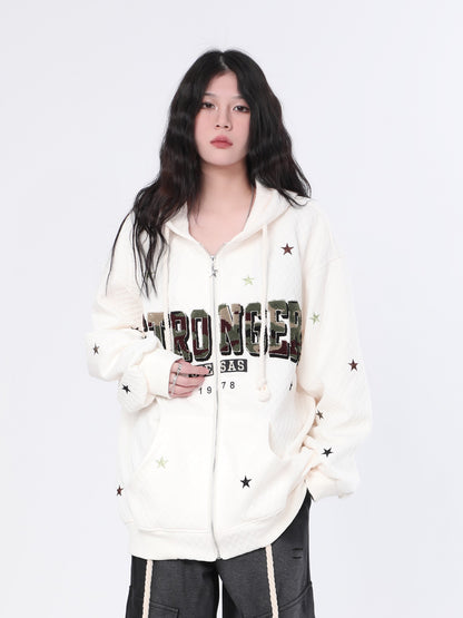 Stronger Star Zip Hoodie