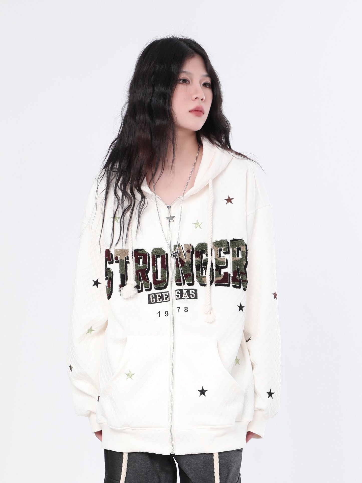 Stronger Star Zip Hoodie
