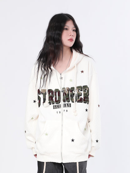 Stronger Star Zip Hoodie