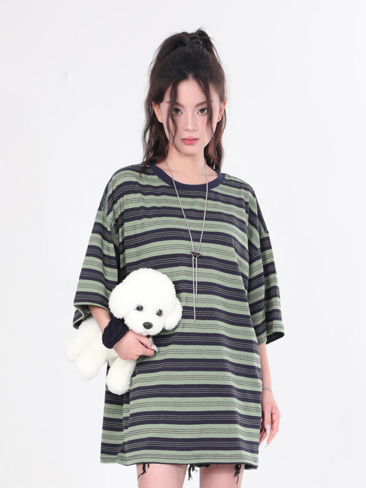 Soft Grunge Striped T-Shirt