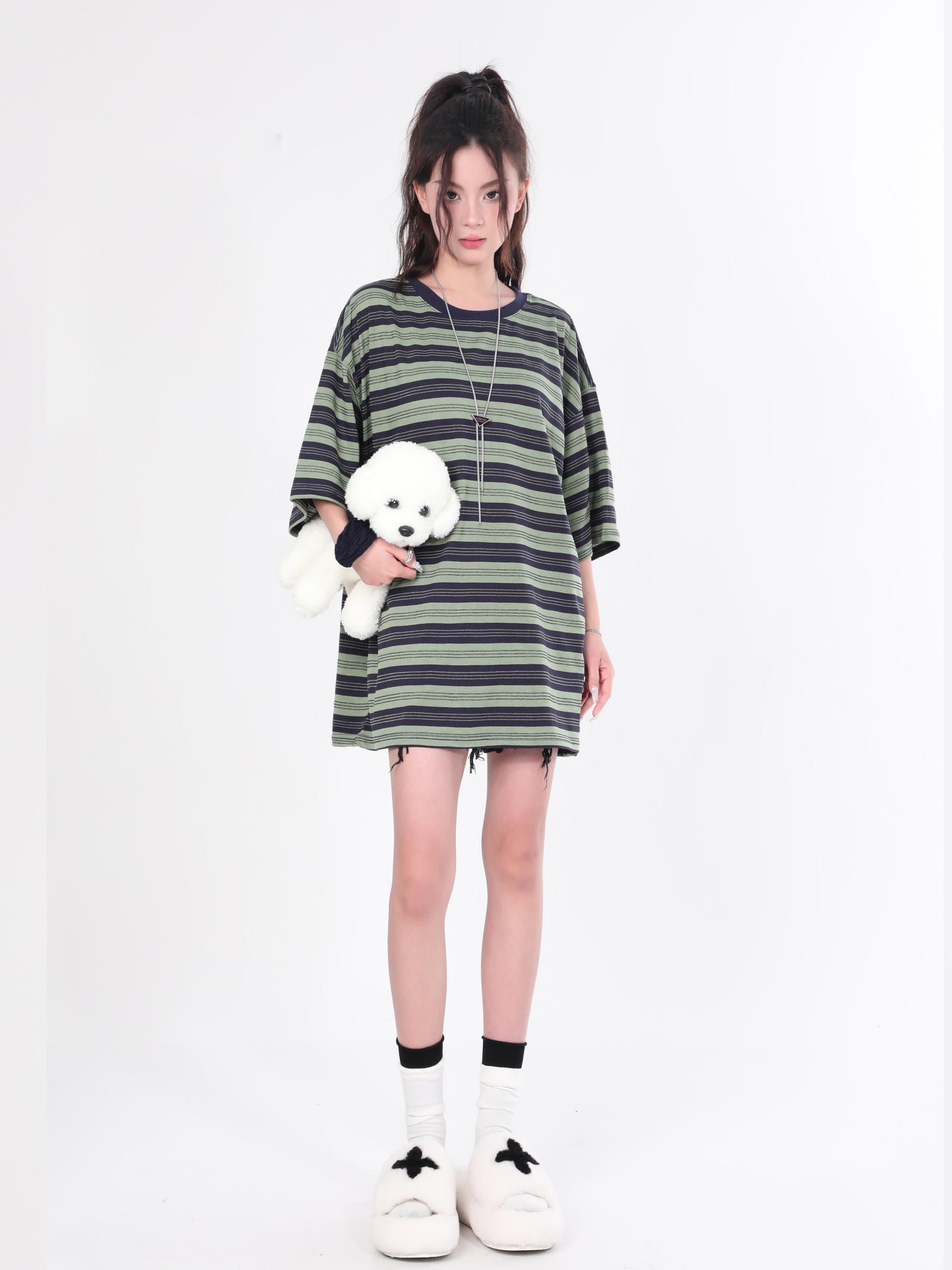 Soft Grunge Striped T-Shirt