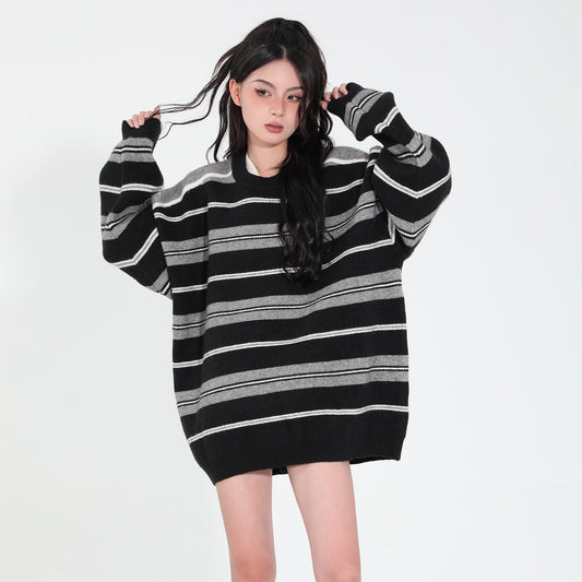 Striped Knit Sweater