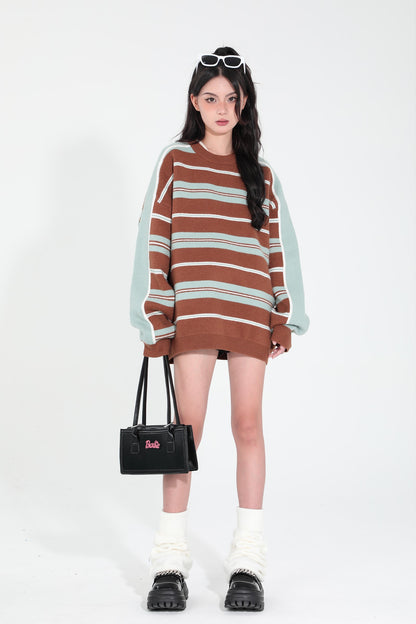 Striped Knit Sweater