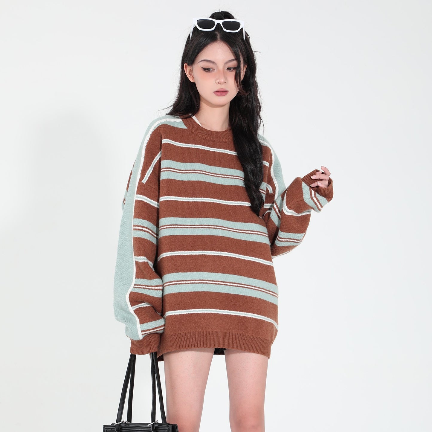 Striped Knit Sweater