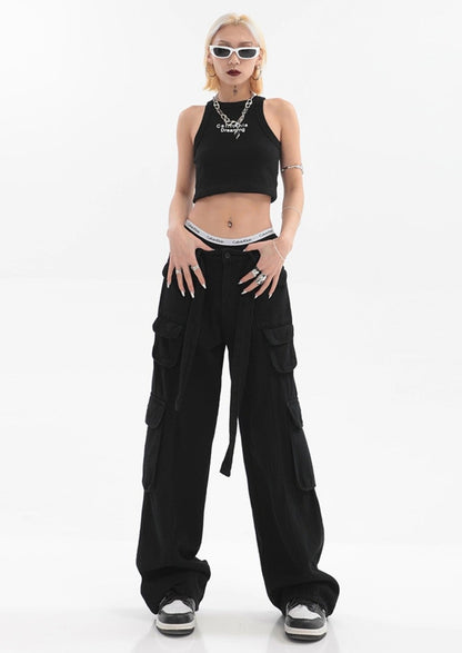Belted Cargo Pants