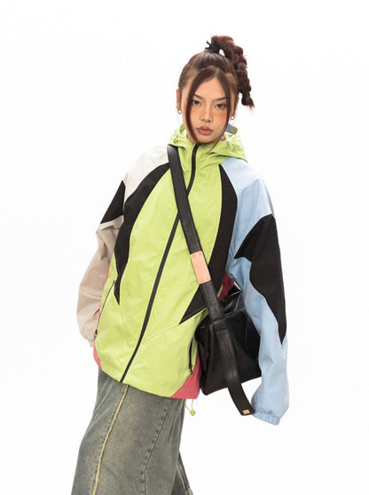 Retro Windbreaker Jacket