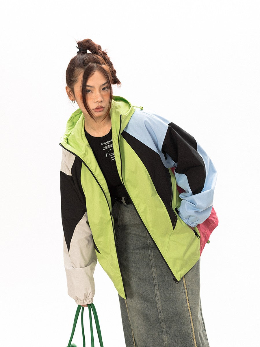 Retro Windbreaker Jacket