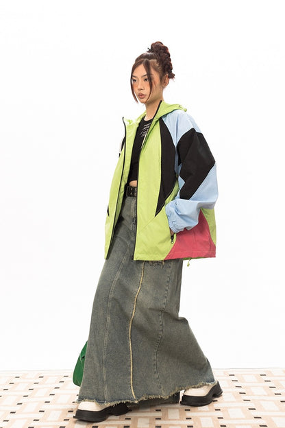 Retro Windbreaker Jacket