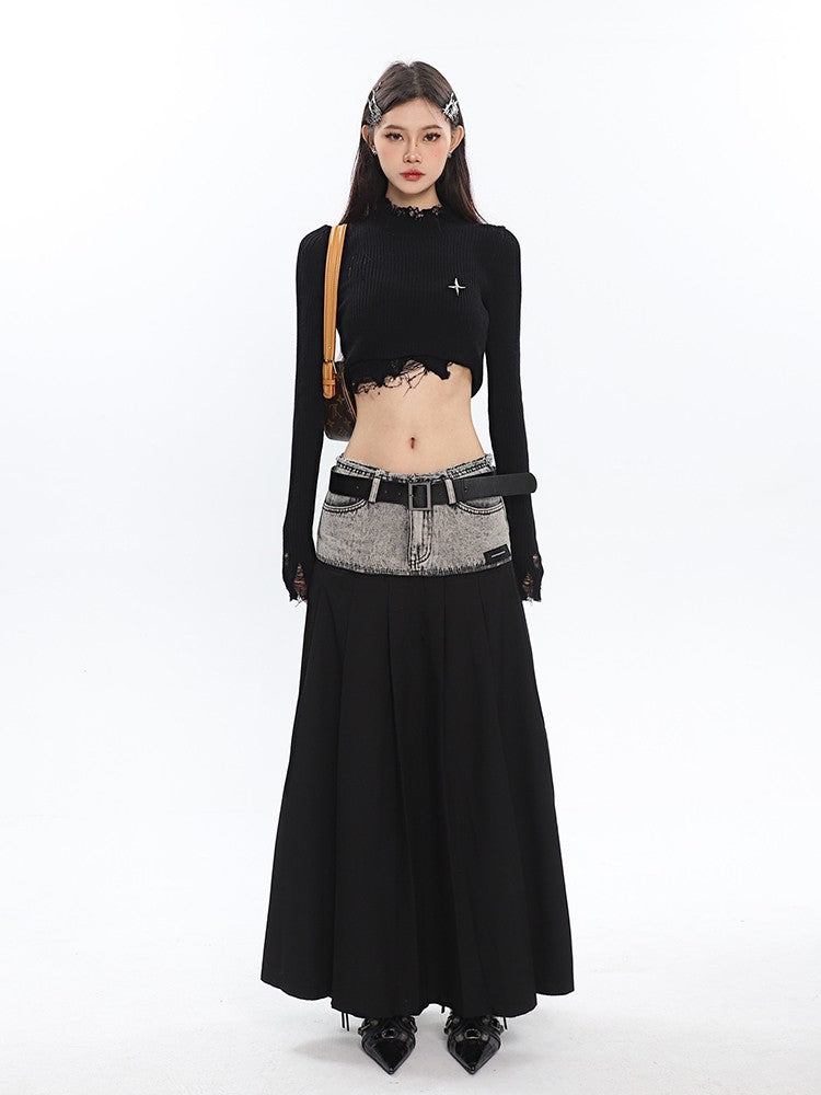 Deconstructed Maxi Skirt