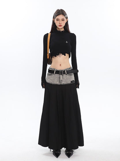Deconstructed Maxi Skirt