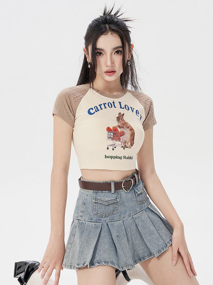 Carrot Lover Raglan Baby Tee