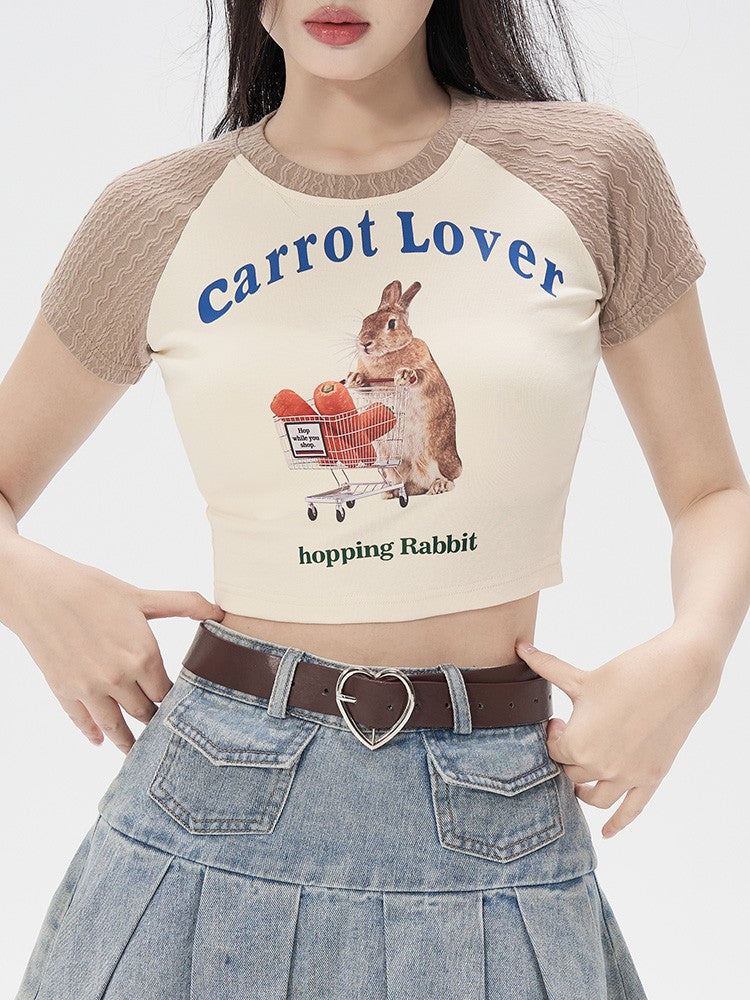 Carrot Lover Raglan Baby Tee