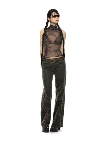 Vintage Buddha Sleeveless Top