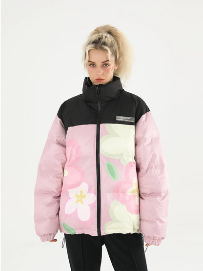 Floral Puffer Jacket