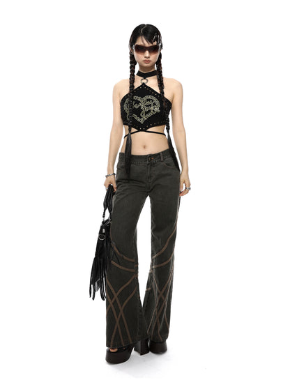 Choker Ring Halter Top