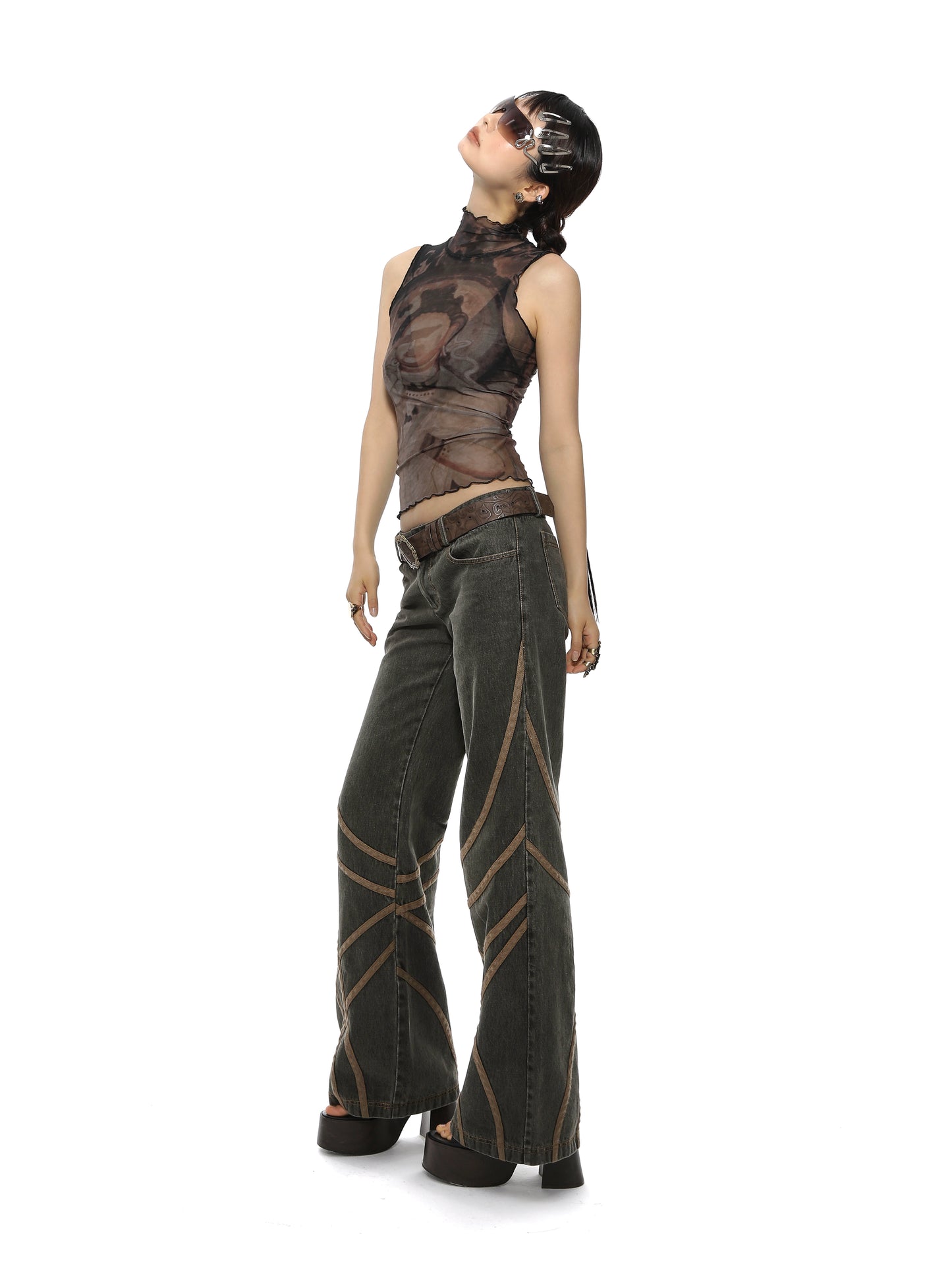 Vintage Buddha Sleeveless Top